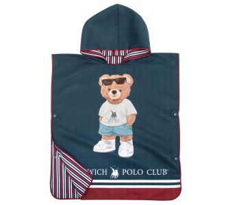 GREENWICH POLO CLUB JUNIOR ΠΟΝΤΣΟ ΘΑΛΑΣΣΗΣ 50Χ115 4042 BLUE |  Πετσέτες Θαλάσσης στο espiti