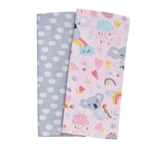 DAS BABY ΣΕΤ ΣΕΝΤΟΝΙΑ ΛΙΚΝΟΥ FUN 4934 GREY, PINK |  Βρεφικά Σεντόνια στο espiti