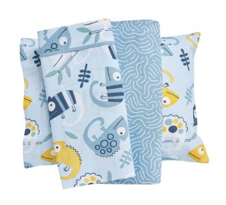 DAS BABY ΣΕΤ ΣΕΝΤΟΝΙΑ FUN 4935 BLUE |  Βρεφικά Σεντόνια στο espiti