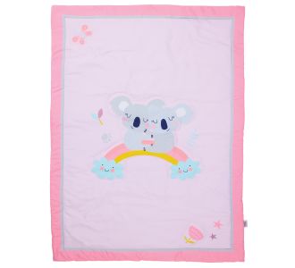 DAS BABY ΚΟΥΒΕΡΛΙ FUN 4934 GREY, PINK |  Βρεφικό κουβερλί στο espiti