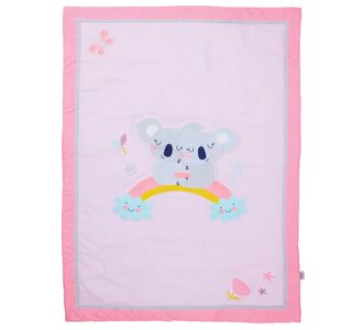 DAS BABY ΚΟΥΒΕΡΛΙ FUN 4934 GREY, PINK |  Βρεφικό κουβερλί στο espiti