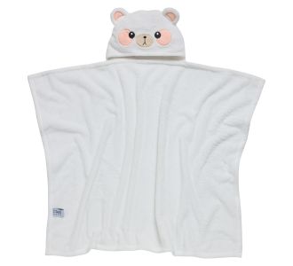 DAS BABY ΚΑΠΑ BATH 4942 WHITE |  Βρεφικές κάπες στο espiti