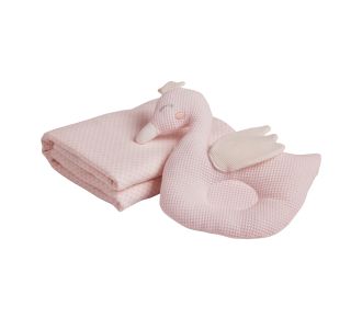 DAS BABY ΚΟΥΒΕΡΤΑ ΠΙΚΕ 75X100 RELAX 4956 PINK, WHITE |  Βρεφικές Κουβέρτες στο espiti