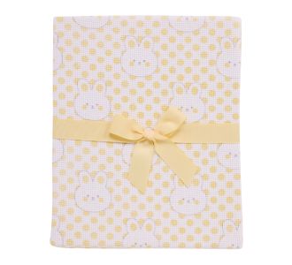 DAS BABY ΚΟΥΒΕΡΤΑ ΠΙΚΕ 75X100 RELAX 4961 YELLOW |  Βρεφικές Κουβέρτες στο espiti