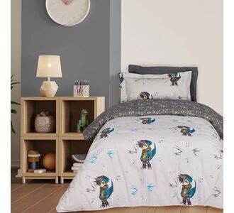 DAS KIDS ΣΕΤ ΣΕΝΤΟΝΙΑ ΜΟΝΑ 4939 BEIGE, GREY |  Σεντόνια Παιδικά στο espiti