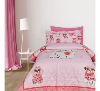 DAS KIDS ΚΟΥΒΕΡΛΙ ΜΟΝΟ 4938 PINK |  Κουβερλί Παιδικά στο espiti