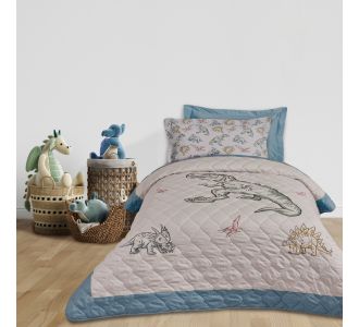 DAS KIDS ΚΟΥΒΕΡΛΙ ΜΟΝΟ 4930 BLUE, GREY |  Κουβερλί Παιδικά στο espiti