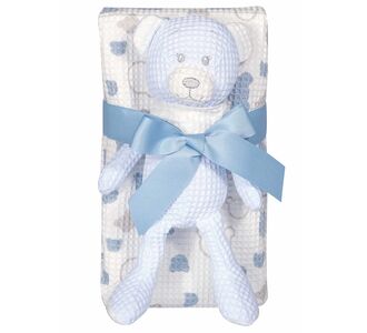 GREENWICH POLO CLUB ΚΟΥΒΕΡΤΑ ΠΙΚΕ 75X100 ΒΑΒΥ ESSENTIAL 8854 BLUE, WHITE |  Βρεφικές Κουβέρτες στο espiti