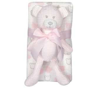 GREENWICH POLO CLUB ΚΟΥΒΕΡΤΑ ΠΙΚΕ 75X100 ΒΑΒΥ ESSENTIAL 8855 PINK, WHITE |  Βρεφικές Κουβέρτες στο espiti