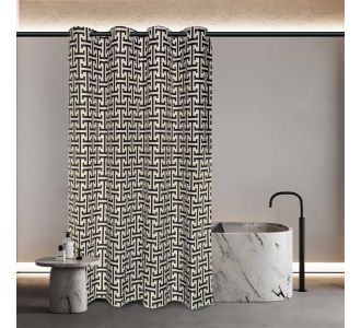 GREENWICH POLO CLUB ΚΟΥΡΤΙΝΑ ΜΠΑΝΙΟΥ 240Χ180 ESSENTIAL 3123 BLACK |  Κουρτίνες Μπάνιου στο espiti