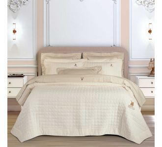 GREENWICH POLO CLUB ΚΟΥΒΕΡΤΟΡΙΟ KING CLASSIC 2355 ECRU |  Κουβερλί Υπέρδιπλα στο espiti