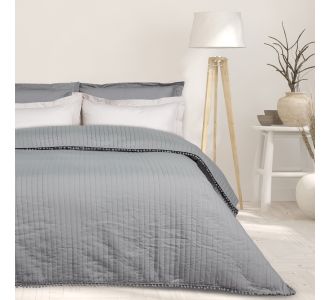 DAS HOME ΚΟΥΒΕΡΛΙ ΥΠΕΡΔΙΠΛΟ HAPPY 9653 GREY |  Κουβερλί Υπέρδιπλα στο espiti