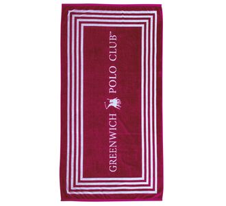 GREENWICH POLO CLUB ΠΕΤΣΕΤΑ ΘΑΛΑΣΣΗΣ 90Χ170 4055 RED, WHITE |  Πετσέτες Θαλάσσης στο espiti