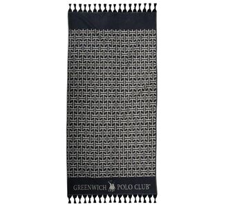 GREENWICH POLO CLUB ΠΕΤΣΕΤΑ-ΠΑΡΕΟ 90Χ170 4056 BLACK, GREY |  Πετσέτες Θαλάσσης στο espiti