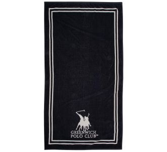 GREENWICH POLO CLUB ΠΕΤΣΕΤΑ ΘΑΛΑΣΣΗΣ 90Χ170 4049 BLACK, CREAM |  Πετσέτες Θαλάσσης στο espiti