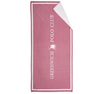 GREENWICH POLO CLUB ΠΕΤΣΕΤΑ ΘΑΛΑΣΣΗΣ 80Χ170 4030 BEIGE, DARK ROSE |  Πετσέτες Θαλάσσης στο espiti