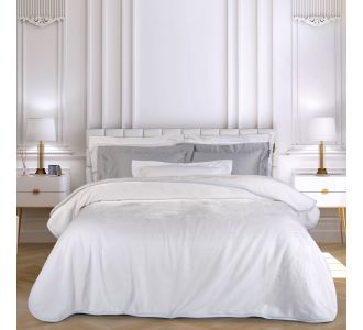 GREENWICH POLO CLUB ΚΟΥΒΕΡΤΑ VELOUR ΜΟΝΗ ESSENTIAL 3470 WHITE |  Κουβέρτες Βελουτέ Υπέρδιπλες στο espiti