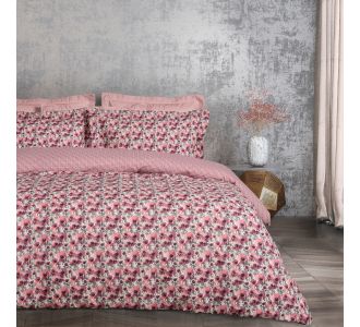 DAS HOME ΣΕΤ ΠΑΠΛΩΜΑΤΟΘΗΚΗ ΜΟΝΗ CASUAL 5424 BLACK, NUDE |  Παπλωματοθήκες Υπέρδιπλες στο espiti