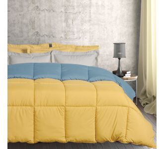 DAS HOME ΠΑΠΛΩΜΑ ΥΠΕΡΔΙΠΛΟ HAPPY 9644 BLUE, OCHRE |  Παπλώματα Υπέρδιπλα στο espiti