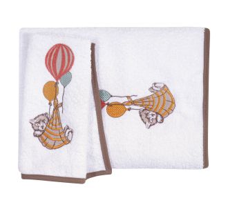 GREENWICH POLO CLUB ΣΕΤ ΠΕΤΣΕΤΕΣ ΒΑΒΥ 8850 COFFEE BROWN, WHITE |  Βρεφικές πετσέτες στο espiti