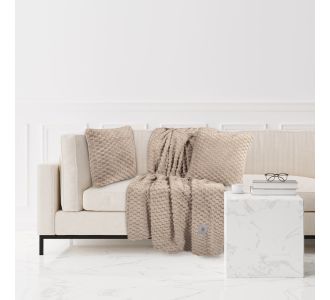 GREENWICH POLO CLUB ΚΟΥΒΕΡΤΑ FLEECE 130Χ170 3475 TAUPE |  Κουβέρτες Καναπέ στο espiti