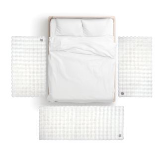 GREENWICH POLO CLUB ΧΑΛΙ 75X140 FAUX FUR 3111 WHITE |  Χαλιά Κρεβατοκάμαρας στο espiti