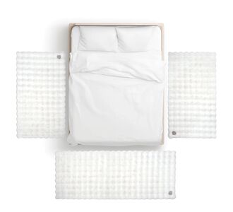 GREENWICH POLO CLUB ΧΑΛΙ 75X140 FAUX FUR 3111 WHITE |  Χαλιά Κρεβατοκάμαρας στο espiti
