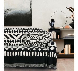 DAS HOME ΡΙΧΤΑΡΙ 180Χ250 0277 BLACK, CREAM |  Ριχτάρια στο espiti