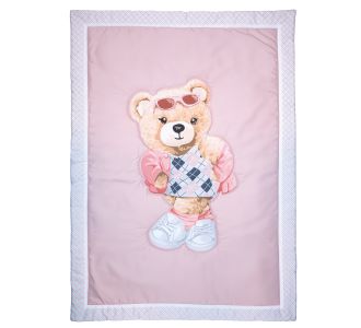 GREENWICH POLO CLUB ΚΟΥΒΕΡΛΙ ΒΑΒΥ 8843 ΜΠΕΖ, ΡΟΖ |  Βρεφικό κουβερλί στο espiti