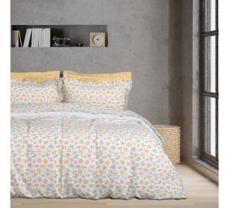 DAS HOME ΣΕΤ ΣΕΝΤΟΝΙΑ KING DAILY 3001 CREAM, MINT, SALMON |  Σεντόνια Υπέρδιπλα / King Size στο espiti