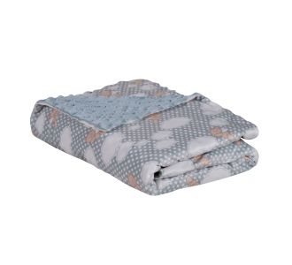 DAS BABY ΚΟΥΒΕΡΤΑ FLEECE 75X100 RELAX 4903 BLUE |  Βρεφικές Κουβέρτες στο espiti