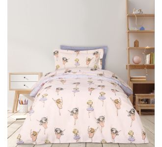 DAS KIDS ΣΕΤ ΠΑΠΛΩΜΑΤΟΘΗΚΗ ΜΟΝΗ 4913 LILAC, PINK |  Παπλωματοθήκες Παιδικές στο espiti