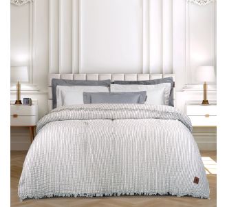 GREENWICH POLO CLUB ΚΟΥΒΕΡΤΑ 220X240 ESSENTIAL 3467 GREY |  Κουβέρτες Βαμβακερές Υπέρδιπλες στο espiti
