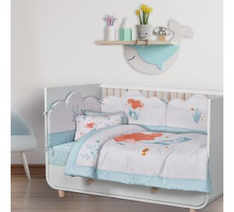 DAS BABY ΚΟΥΒΕΡΛΙ FUN 4876 ΛΙΛΑ, ΜΕΝΤΑ, ΡΟΖ |  Βρεφικό κουβερλί στο espiti