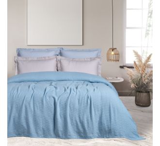DAS HOME ΚΟΥΒΕΡΤΑ ΠΙΚΕ 220X240 0489 ΜΠΛΕ |  Κουβέρτες Βαμβακερές Υπέρδιπλες στο espiti