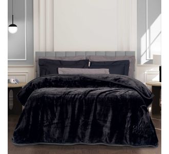 GREENWICH POLO CLUB ΚΟΥΒΕΡΤΑ VELOUR ΥΠΕΡΔΙΠΛH ESSENTIAL 3440 ΜΑΥΡΟ |  Κουβέρτες Βελουτέ Υπέρδιπλες στο espiti
