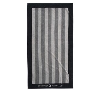 GREENWICH POLO CLUB ΠΕΤΣΕΤΑ ΘΑΛΑΣΣΗΣ 90Χ170 3886 BLACK ECRU |  Πετσέτες Θαλάσσης στο espiti