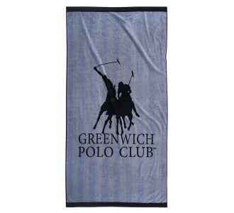 GREENWICH POLO CLUB ΠΕΤΣΕΤΑ ΘΑΛΑΣΣΗΣ 90Χ180 3856 GREY |  Πετσέτες Θαλάσσης στο espiti