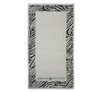 GREENWICH POLO CLUB ΠΕΤΣΕΤΑ ΘΑΛΑΣΣΗΣ 90Χ170 3885 BLACK, IVORY |  Πετσέτες Θαλάσσης στο espiti