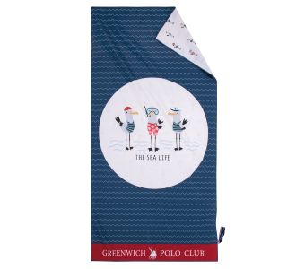 GREENWICH POLO CLUB JUNIOR ΠΕΤΣΕΤΑ ΘΑΛΑΣΣΗΣ 70Χ140 3880 BLUE |  Πετσέτες Θαλάσσης στο espiti