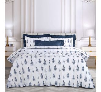 GREENWICH POLO CLUB ΣΕΤ ΣΕΝΤΟΝΙΑ ΥΠΕΡΔΙΠΛΑ ESSENTIAL 2183 ΛΕΥΚΟ, ΜΠΛΕ |  Σεντόνια Υπέρδιπλα / King Size στο espiti