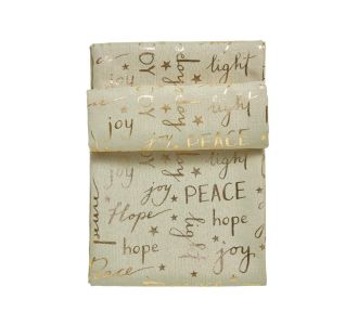 DAS HOME CHRISTMAS ΤΡΑΠΕΖΟΜΑΝΤΗΛΟ 140Χ180 0715 ΜΠΕΖ, ΧΡΥΣΟ |  Χριστουγεννιάτικα Τραπεζομάντηλα  στο espiti