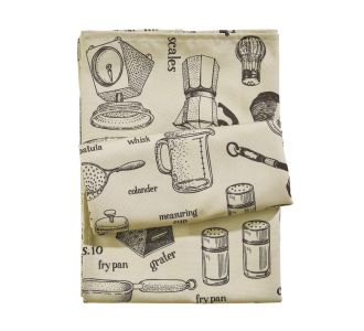 DAS HOME ΤΡΑΠΕΖΟΜΑΝΤΗΛΟ 140Χ180 0721 ΚΡΕΜ, ΜΑΥΡΟ |  Τραπεζομάντηλα στο espiti