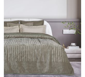 DAS HOME ΚΟΥΒΕΡΤΑ VELOUR ΥΠΕΡΔΙΠΛΗ 1350 TAUPE |  Κουβέρτες Βελουτέ Υπέρδιπλες στο espiti