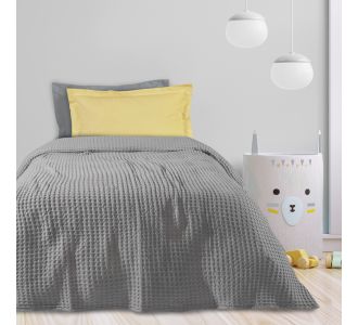 DAS KIDS ΚΟΥΒΕΡΤΑ ΠΙΚΕ 160X220 1202 ΓΚΡΙ |  Κουβέρτες Παιδικές στο espiti