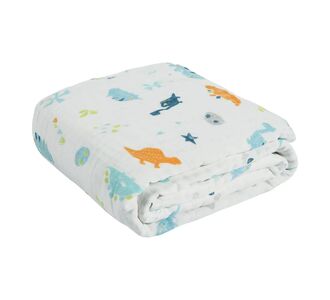 DAS BABY ΚΟΥΒΕΡΤΑ-ΜΟΥΣΕΛΙΝΑ 80X105 RELAX 6623 ΛΕΥΚΟ, ΜΠΛΕ, ΠΟΡΤΟΚΑΛΙ |  Βρεφικές Κουβέρτες στο espiti