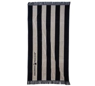 GREENWICH POLO CLUB ΠΕΤΣΕΤΑ ΘΑΛΑΣΣΗΣ 90Χ170 3727 BLACK, TAUPE |  Πετσέτες Θαλάσσης στο espiti