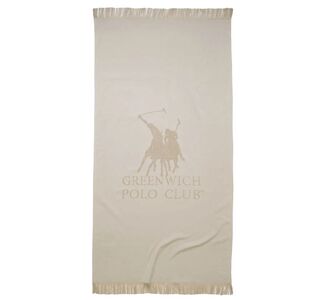 GREENWICH POLO CLUB ΠΕΤΣΕΤΑ ΘΑΛΑΣΣΗΣ 80Χ170 3780 TAUPE |  Πετσέτες Θαλάσσης στο espiti