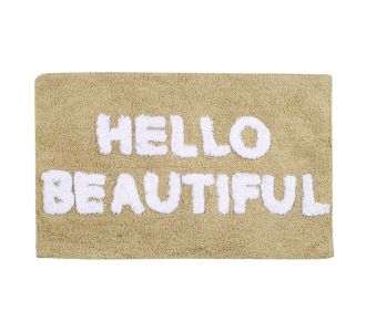 DAS HOME ΤΑΠΕΤΟ 50Χ80 0675 ΛΕΥΚΟ, ΜΠΕΖ |  Πατάκια Μπάνιου στο espiti