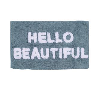 DAS HOME ΤΑΠΕΤΟ 50Χ80 0671 ΓΑΛΑΖΙΟ, ΛΕΥΚΟ |  Πατάκια Μπάνιου στο espiti